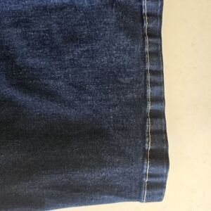 Amazon Women's Flare Jeans in Dark Blue with Contrast Stitching